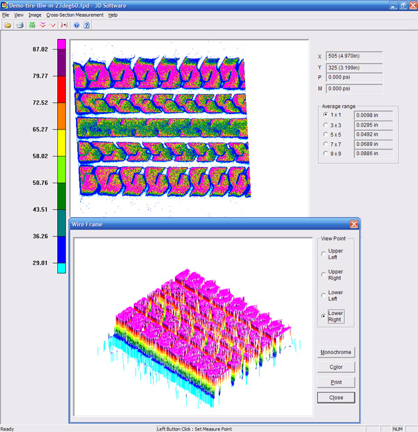 3-D Pressure Format